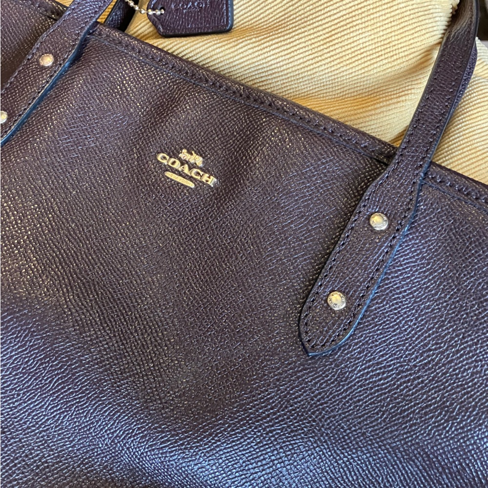Oxblood Coach Mini-City Tote